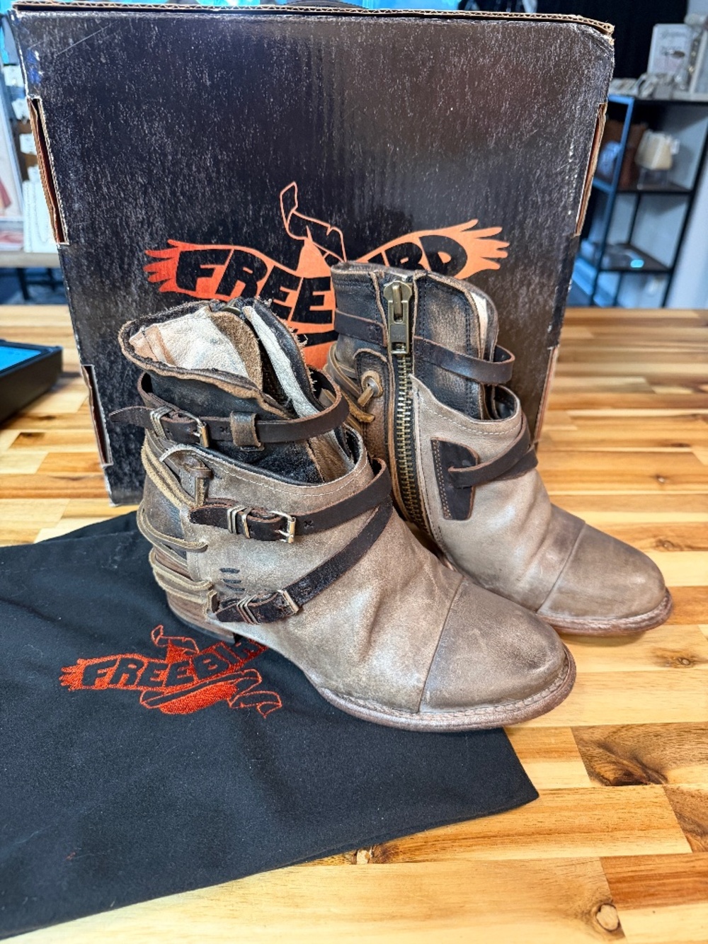 Freebird Crue Boots - Size 8